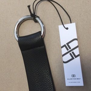 B-Low The Belt Black ring belt NWT